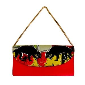 RARE Furla Babylon Panther Wallet with Chain